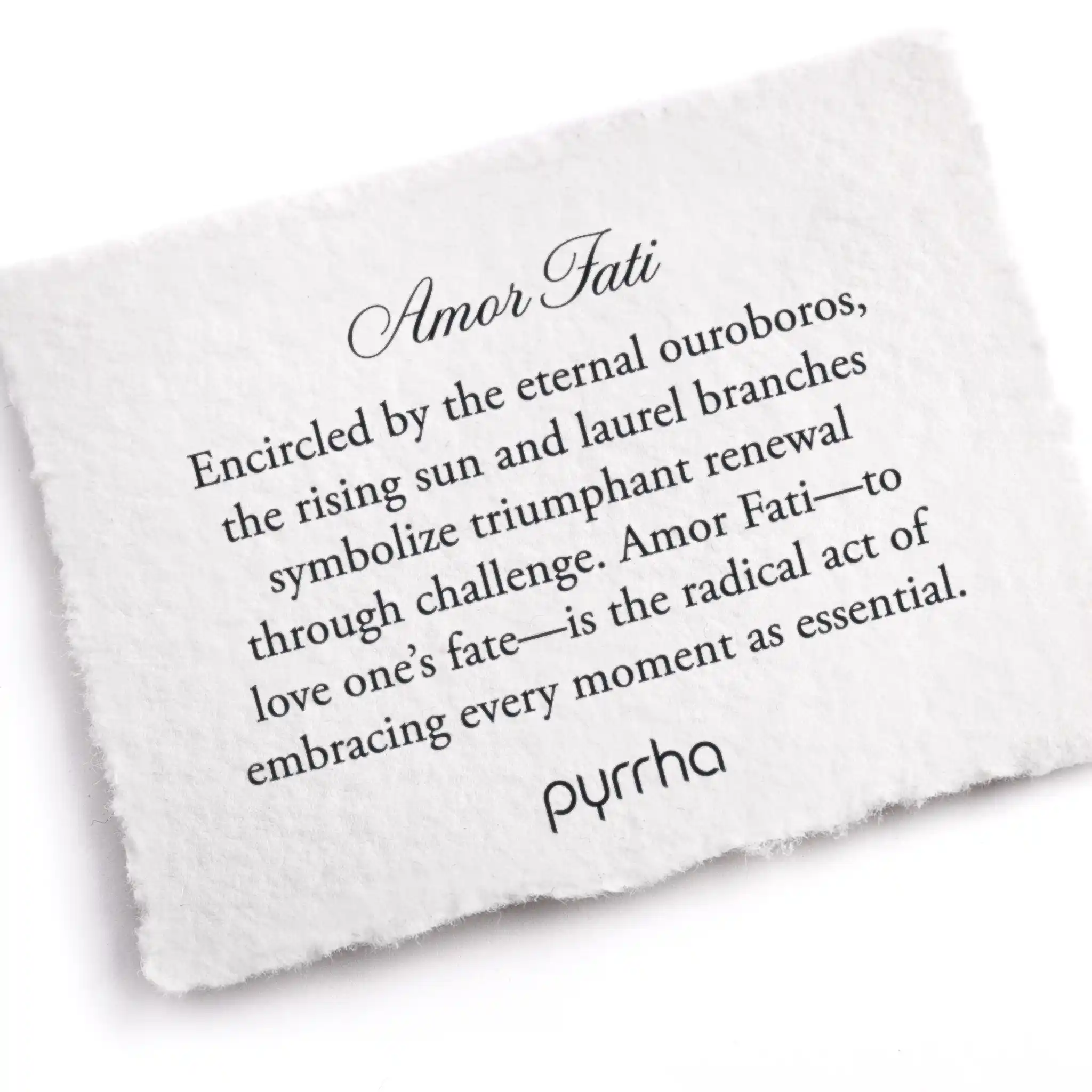 Amor Fati 14K Gold Talisman - Image 2