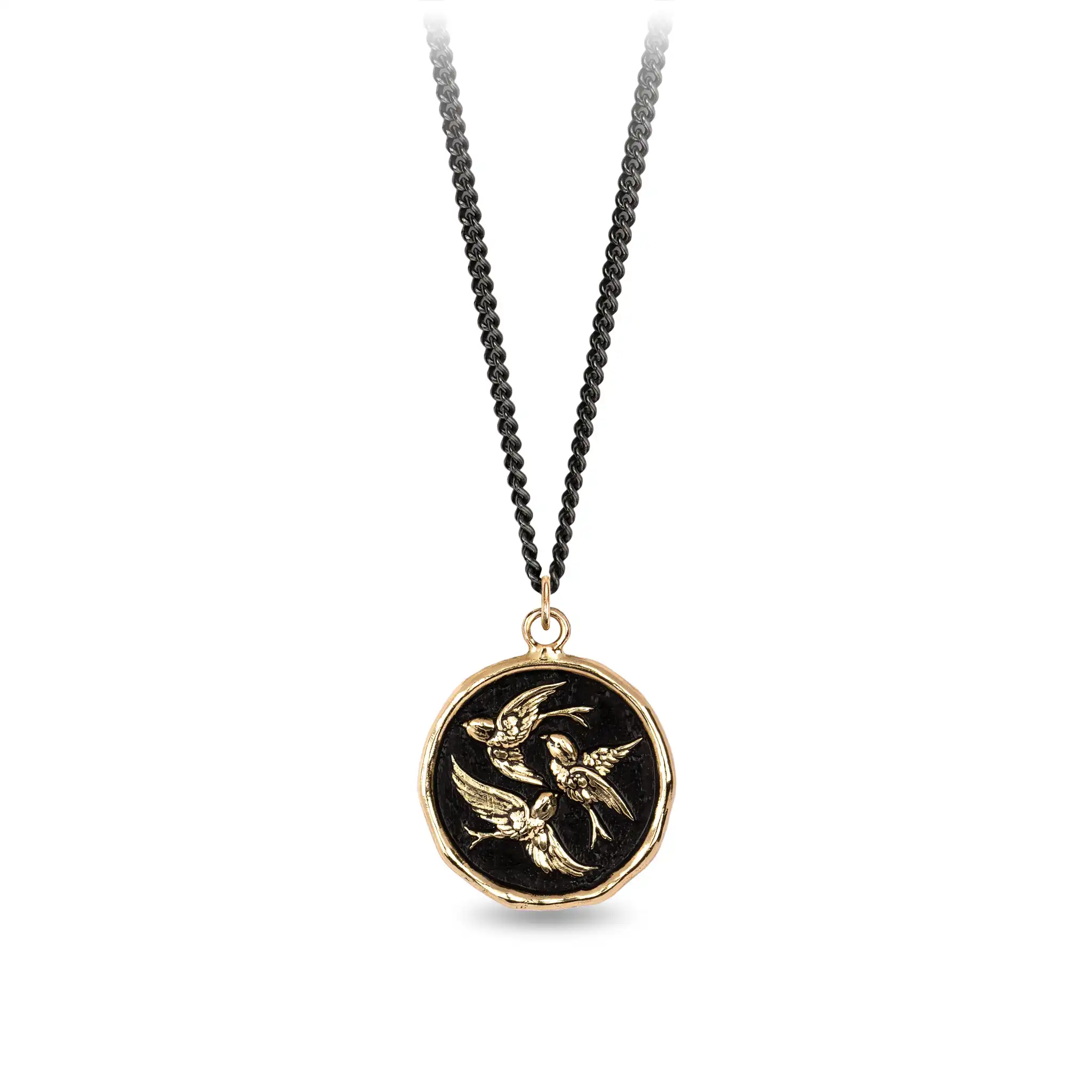 Birds of a Feather 14K Gold Talisman - Image 3