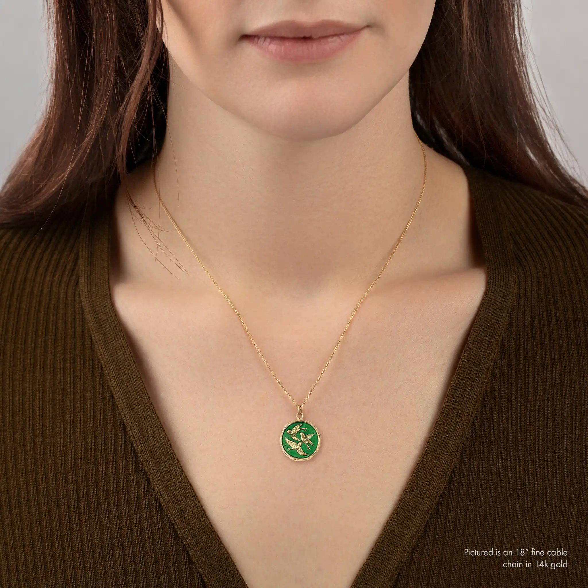 Birds of a Feather 14K Gold Talisman - True Colors - Image 7