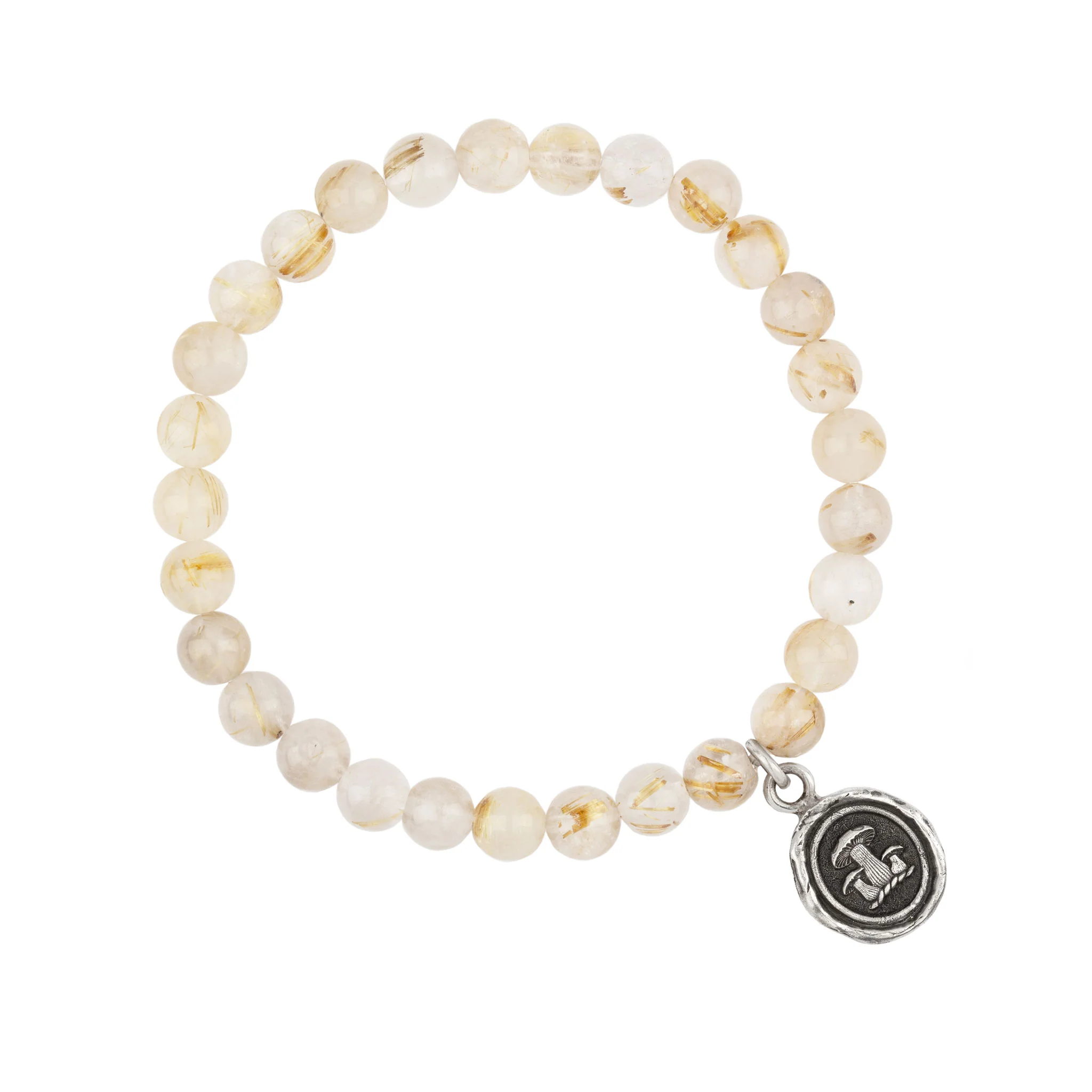 Earthy Appreciation Talisman Stretch Stone Bracelet - Image 7