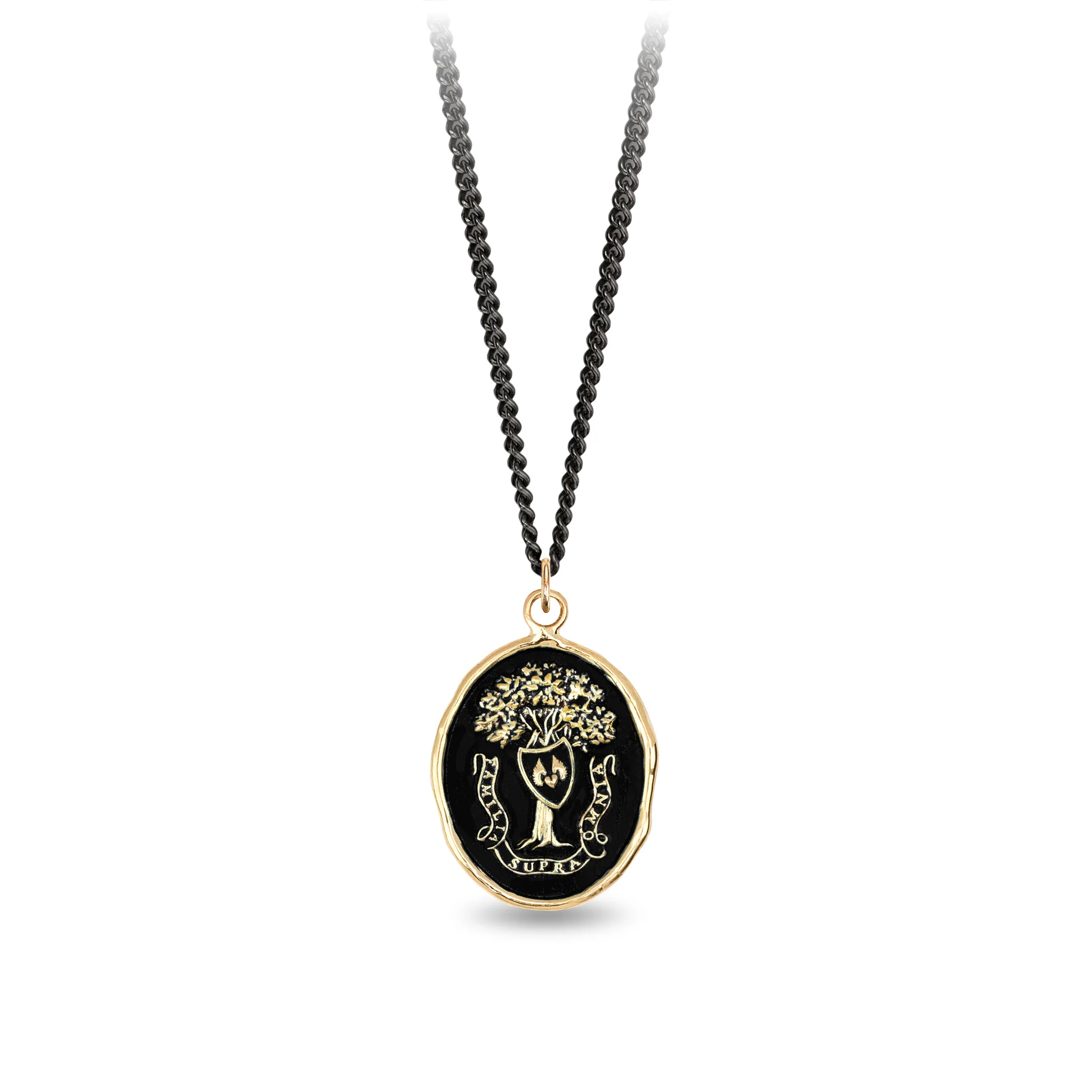 Family Above All 14K Gold Talisman - Image 3