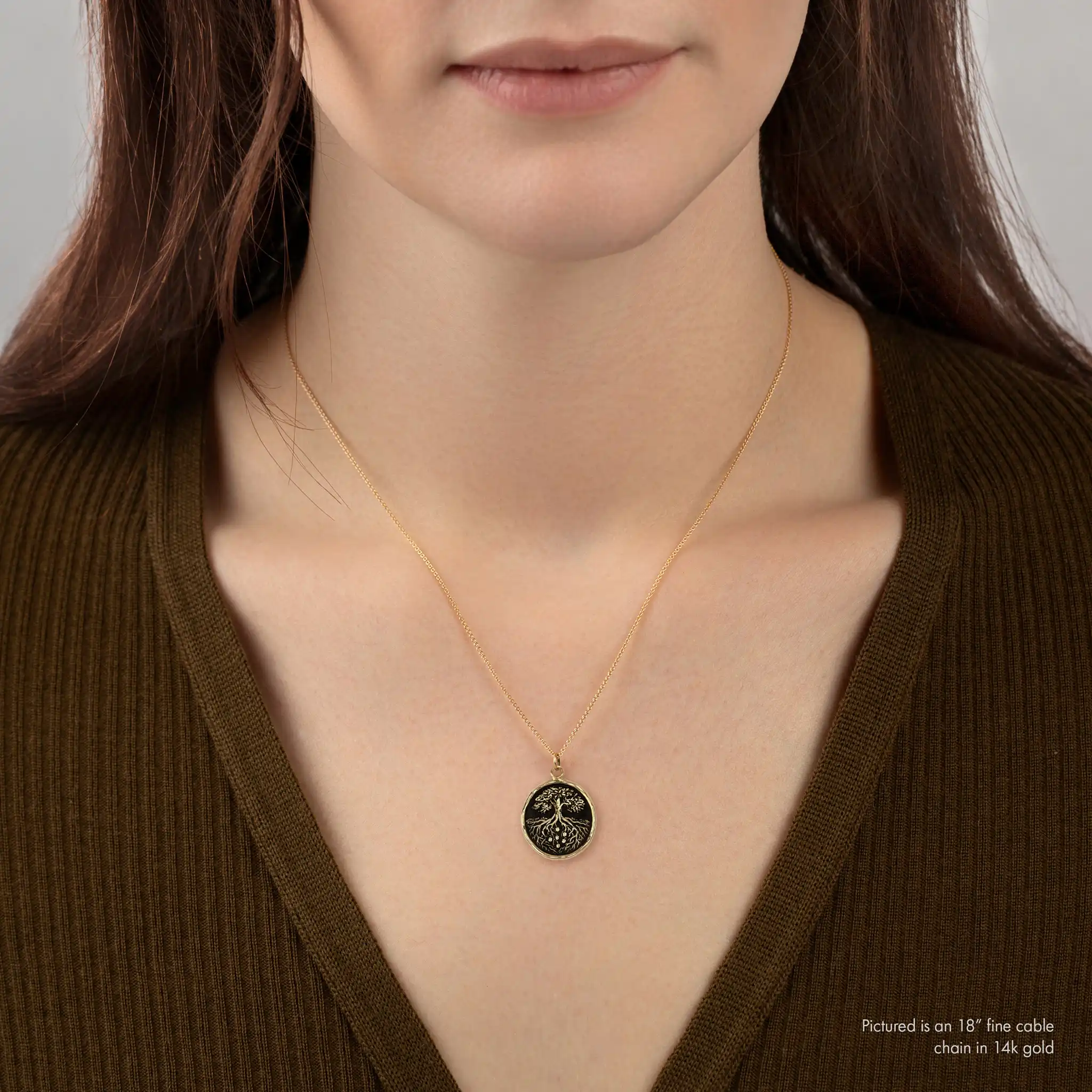 Family Roots 14K Gold Talisman - Image 4
