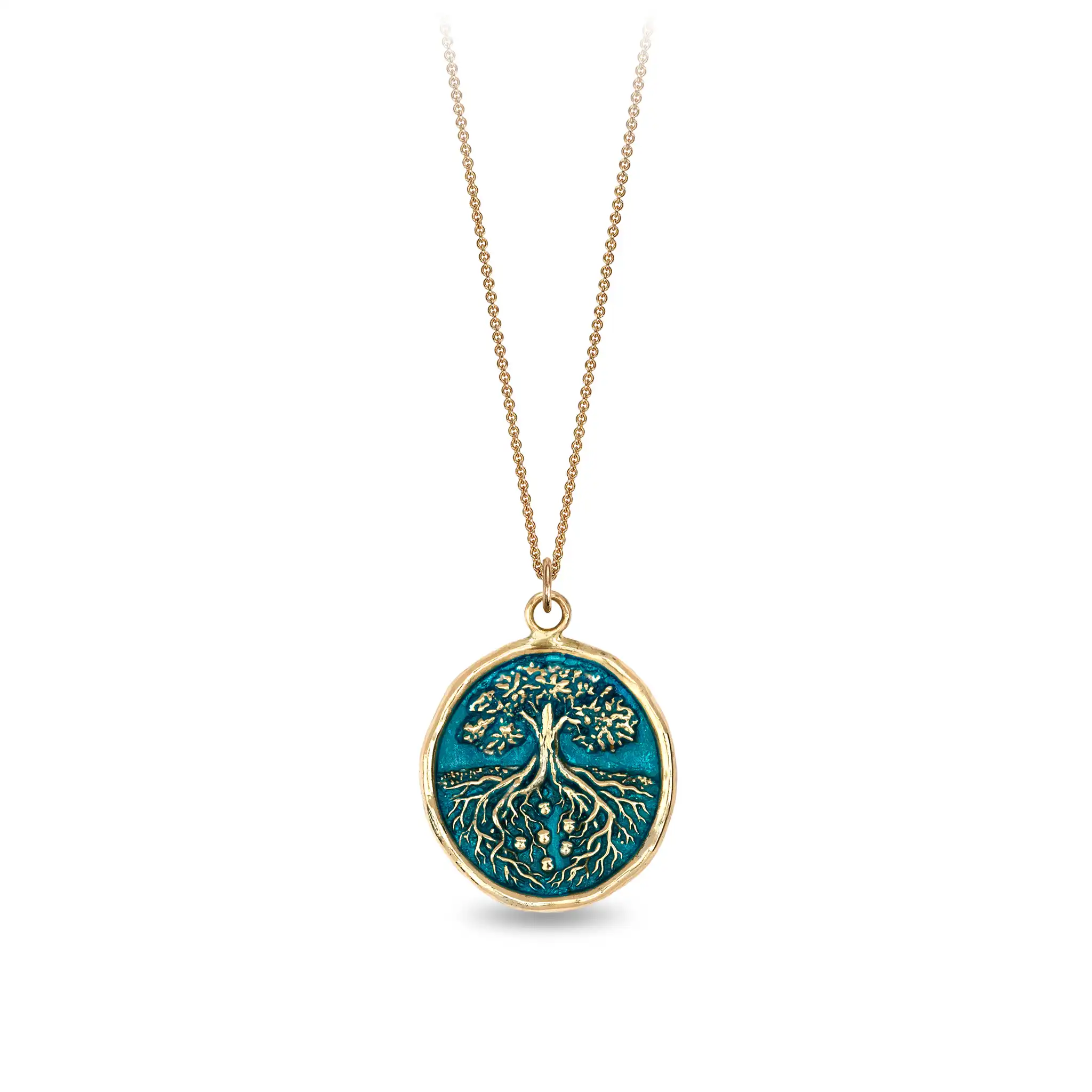 Family Roots 14K Gold Talisman - True Colors - Image 3