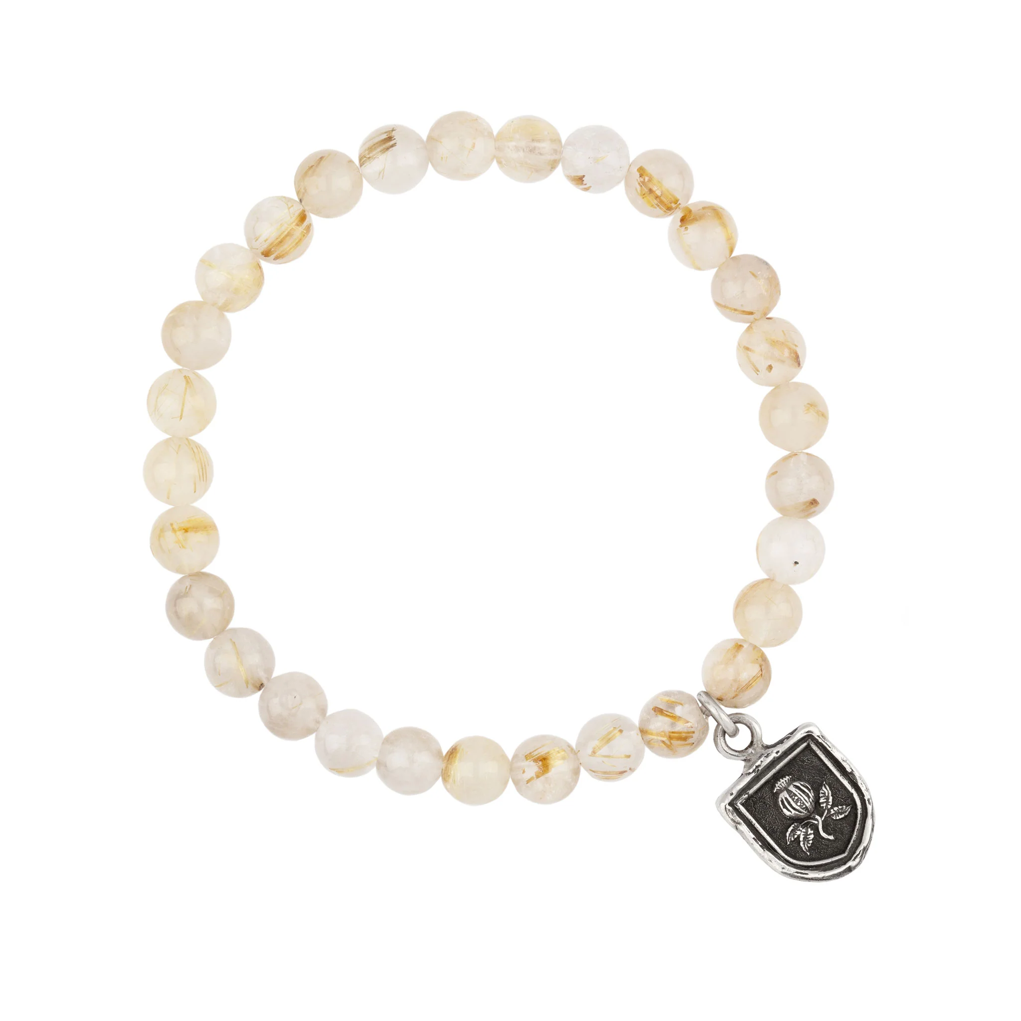 Full of Life Appreciation Talisman Stretch Stone Bracelet - Image 4