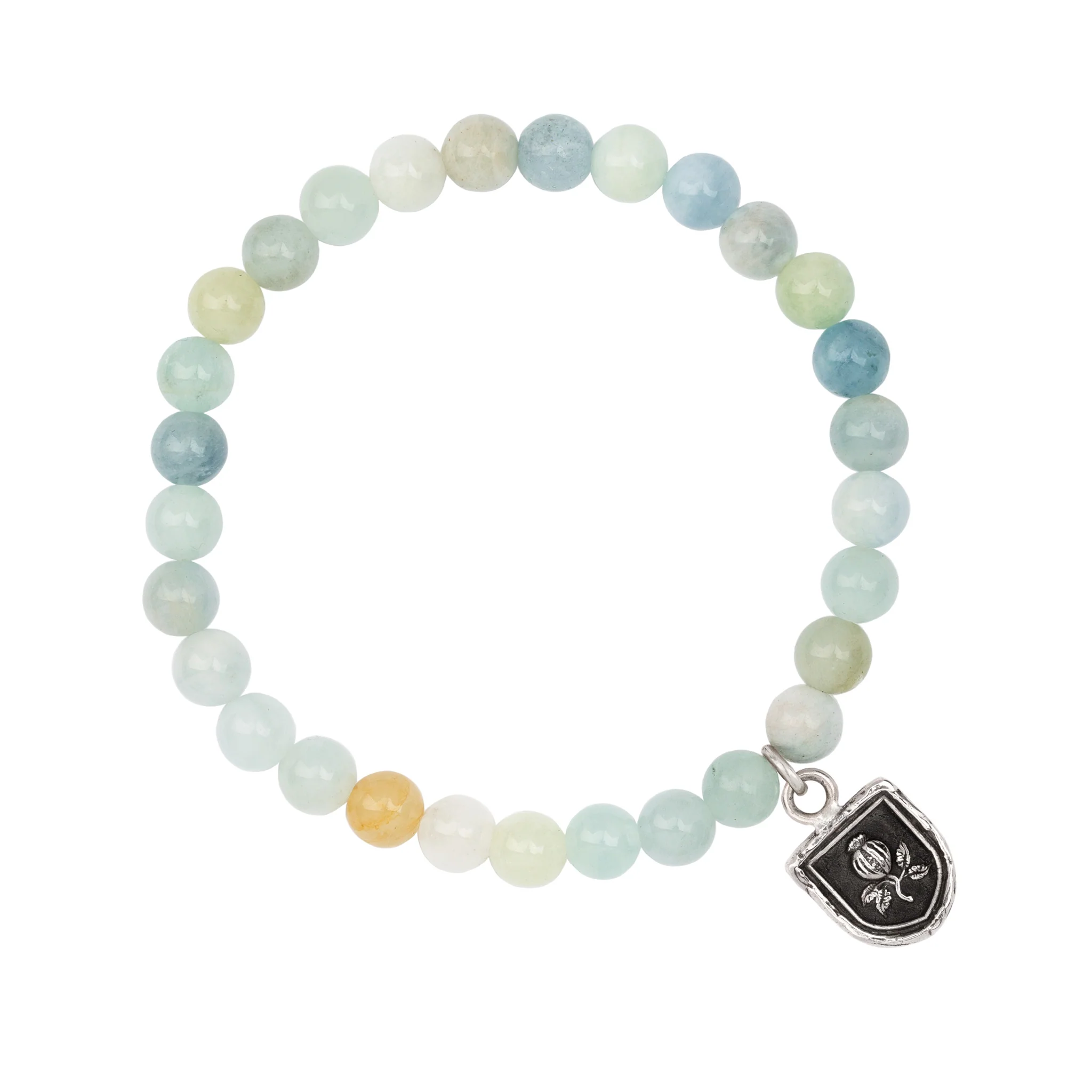 Full of Life Appreciation Talisman Stretch Stone Bracelet - Image 6