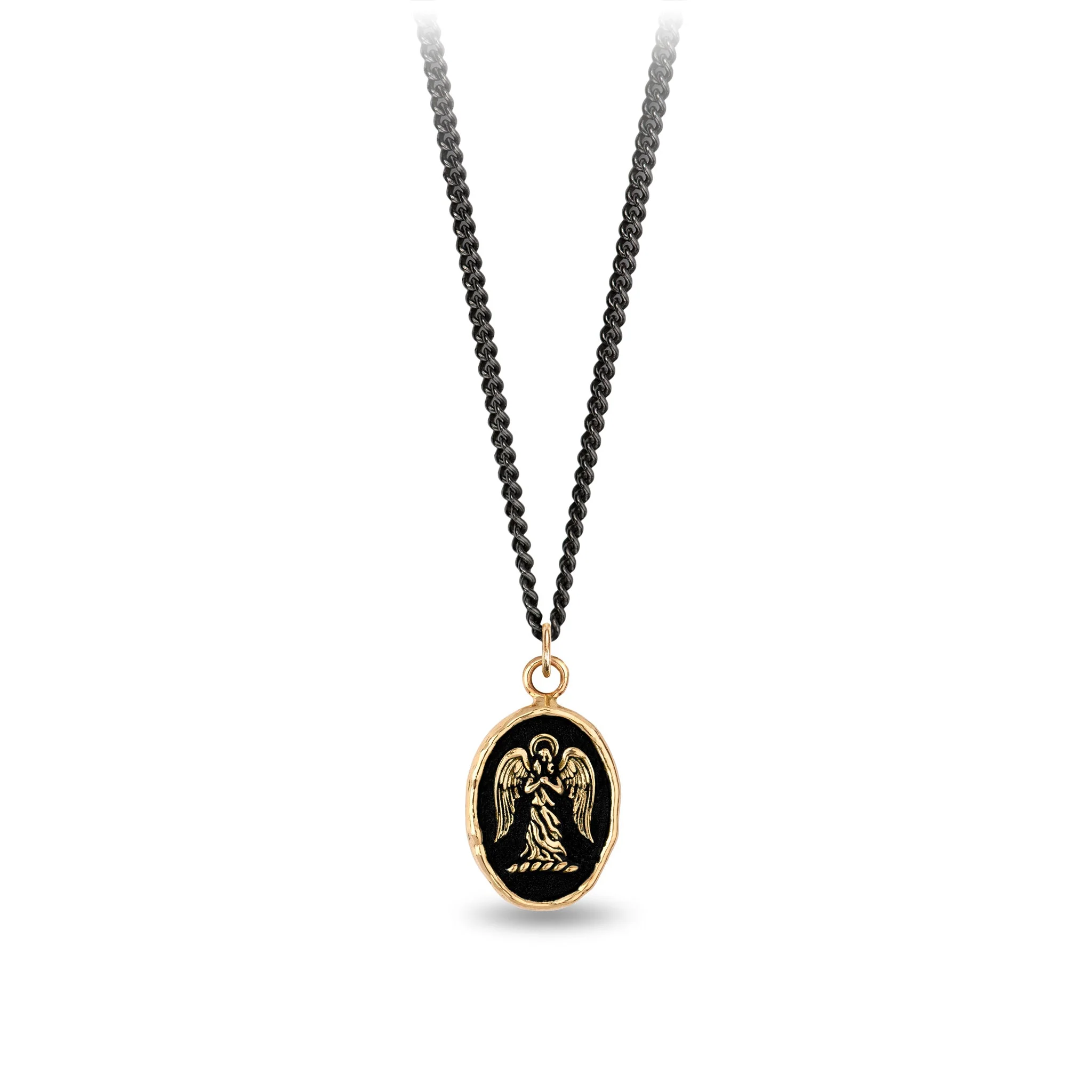Guardian Angel 14K Gold Talisman - Image 3