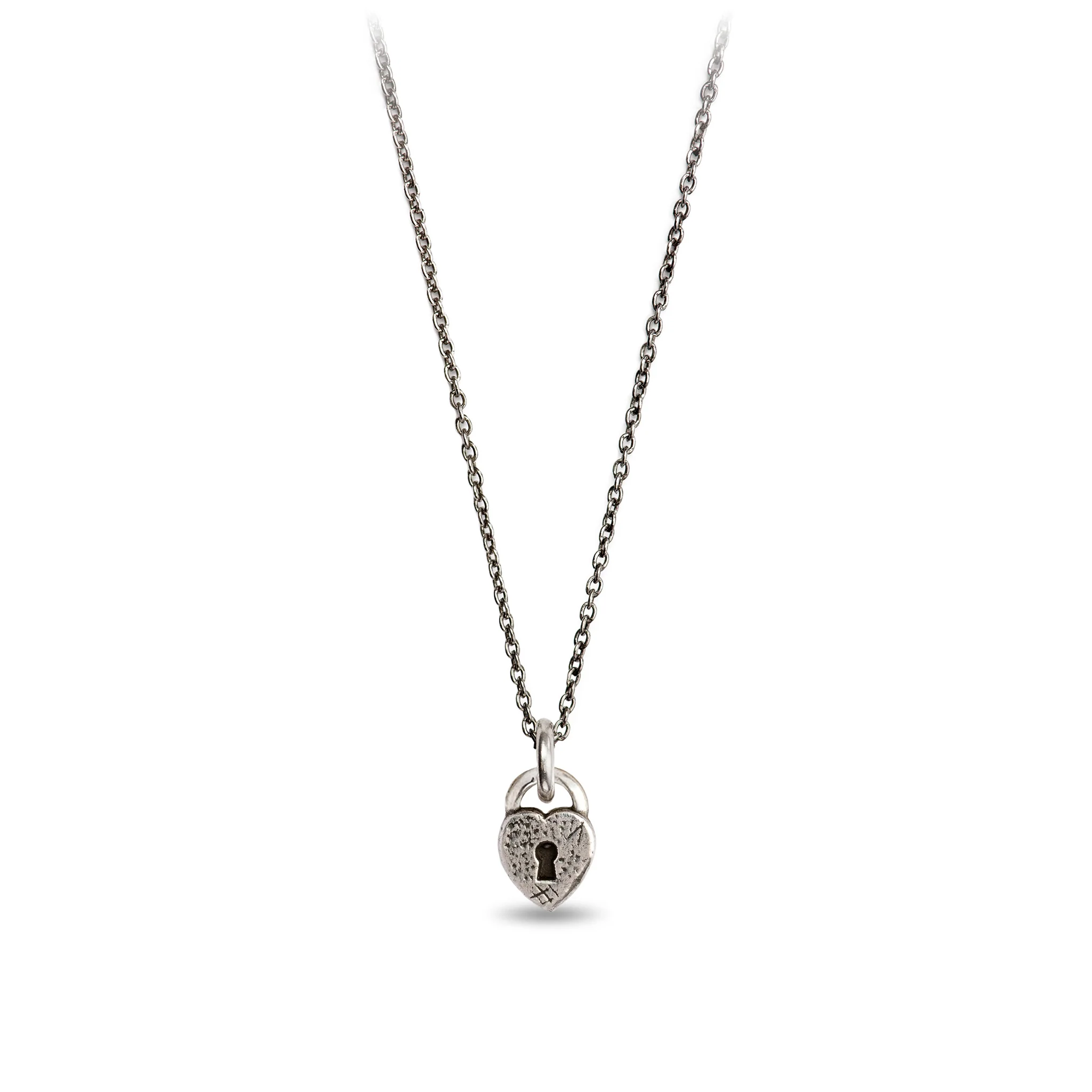 Heart Lock Symbol Charm