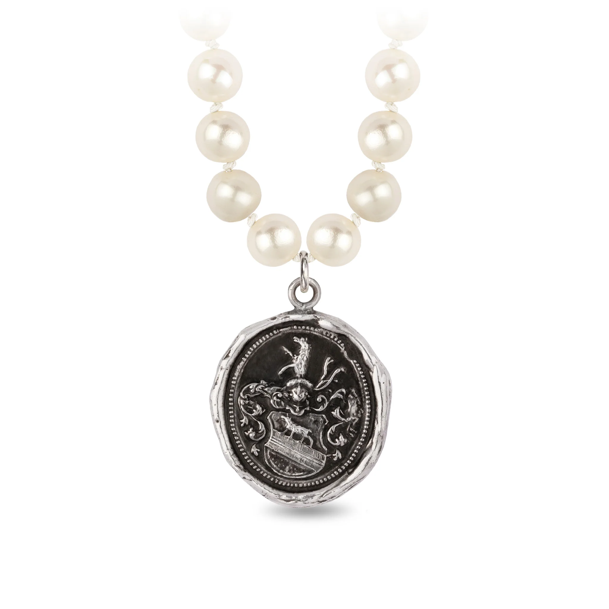 Heart of the Wolf Freshwater Pearl Necklace - Ivory
