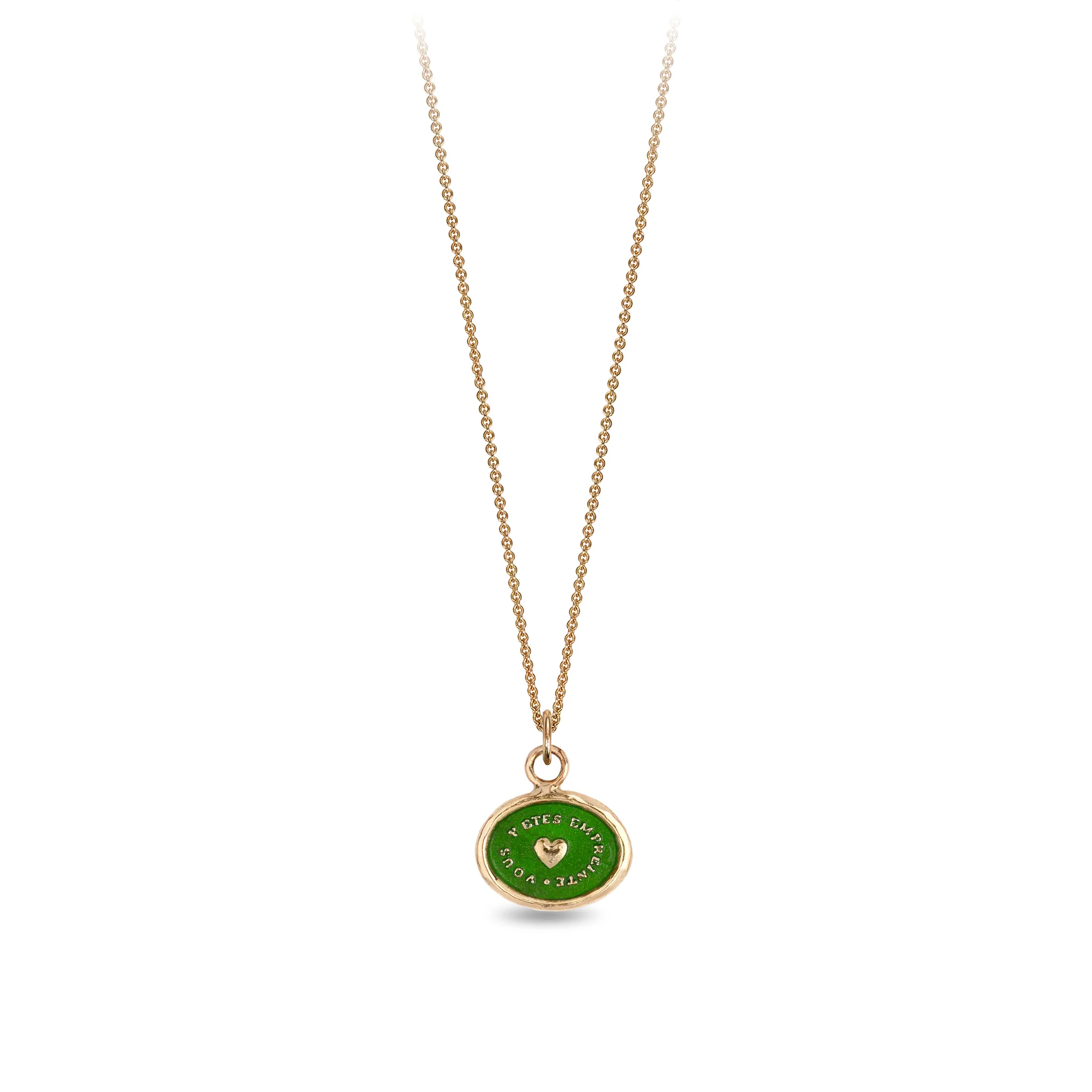 Heart Print 14K Gold Talisman - True Colors - Image 4
