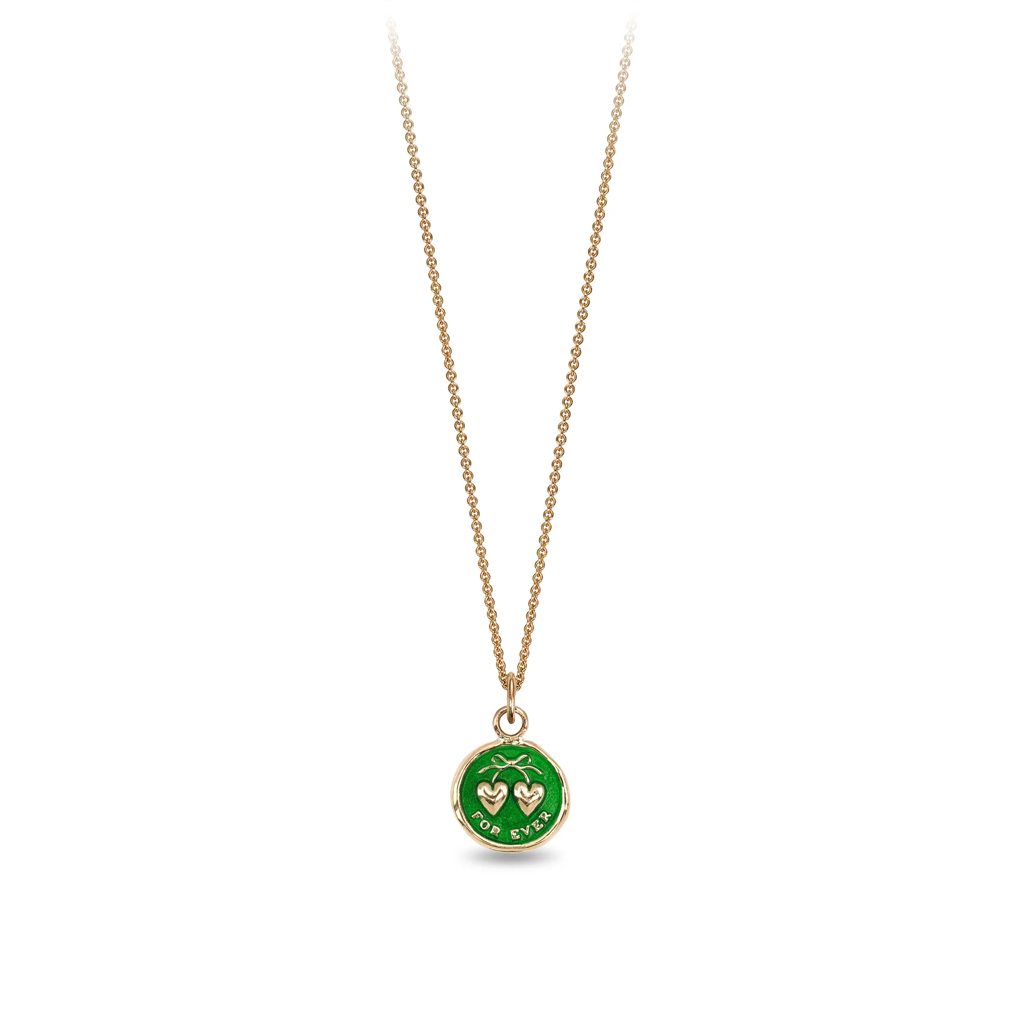 Hearts 14K Gold Talisman - True Colors - Image 3