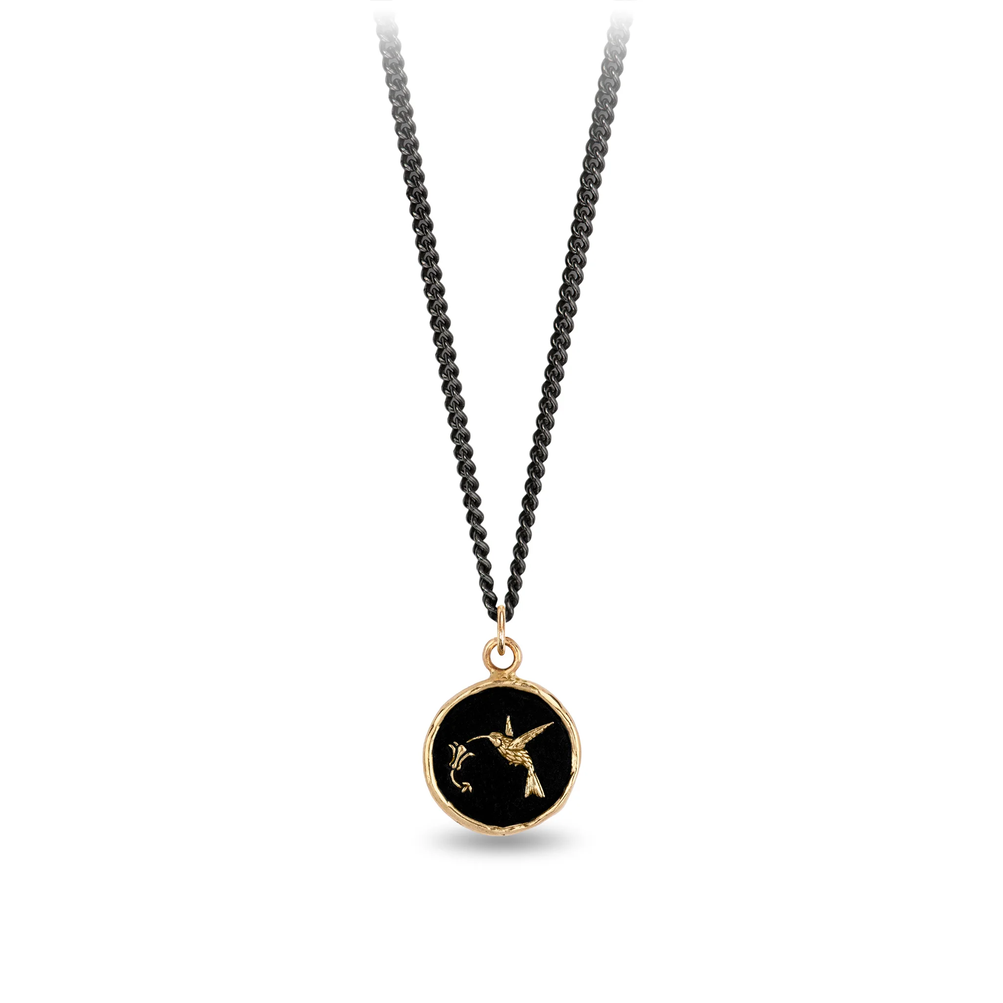 Hummingbird 14K Gold Talisman - Image 3