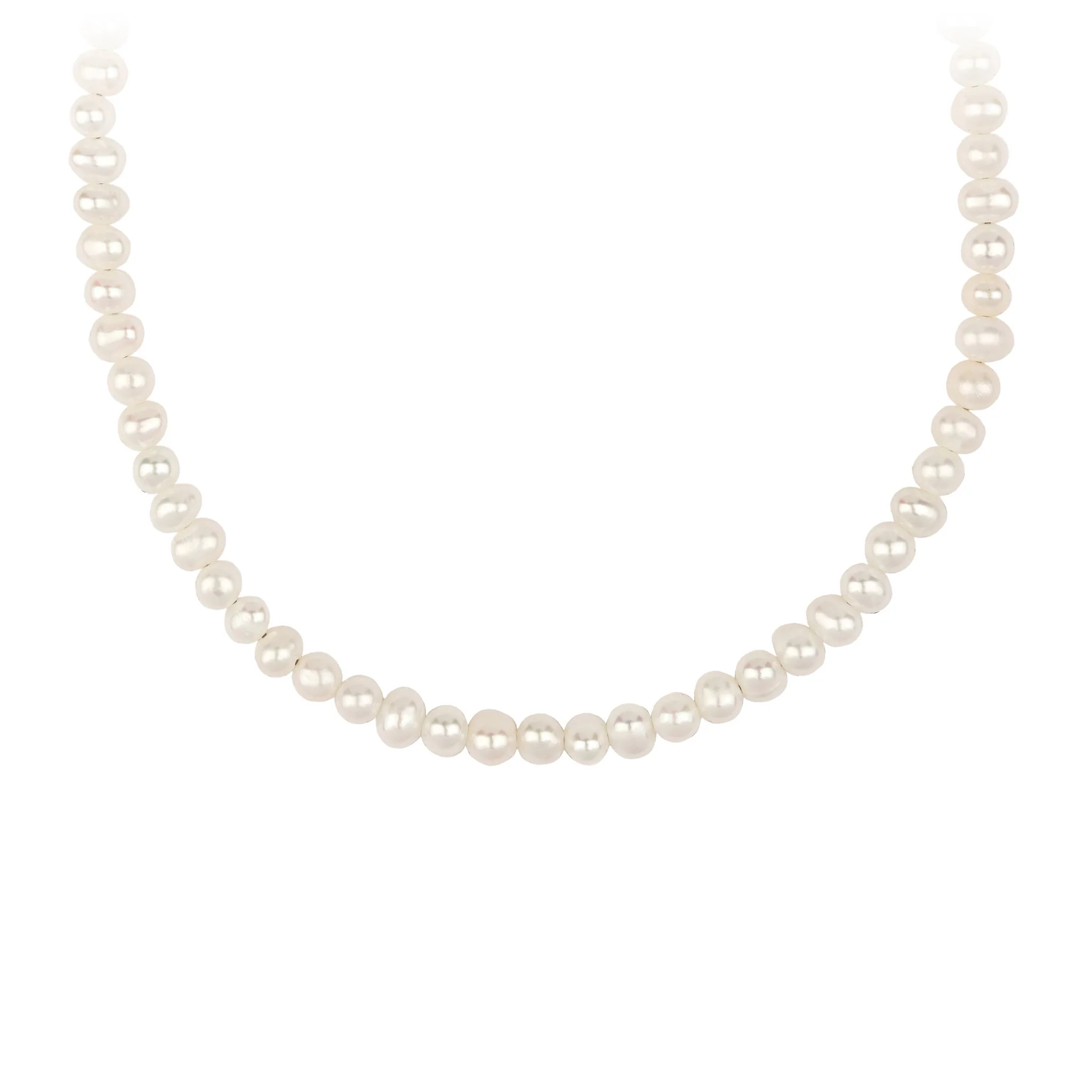 Ivory Pearl Choker with Talisman Clip - Image 3