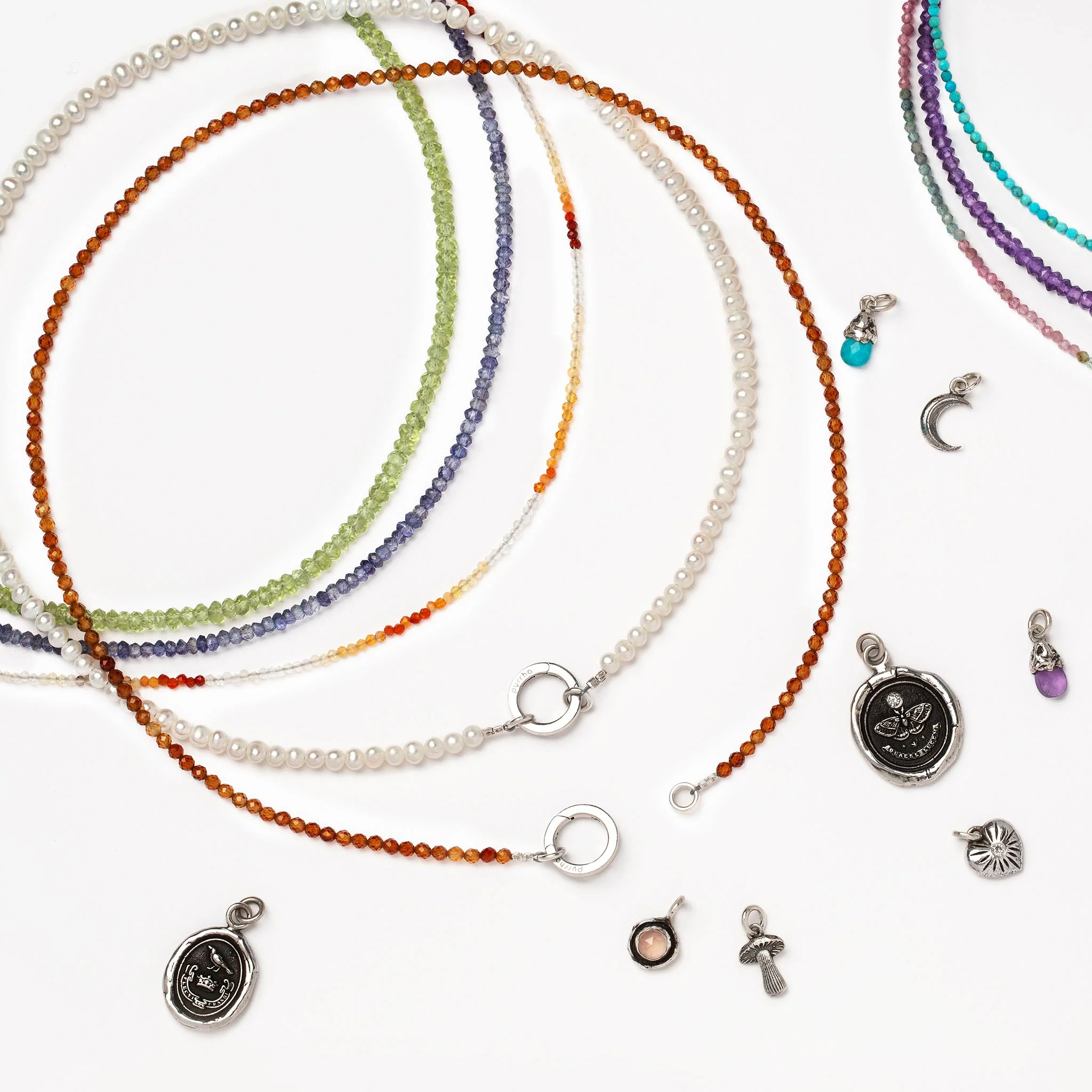 Ivory Pearl Choker with Talisman Clip - Image 5