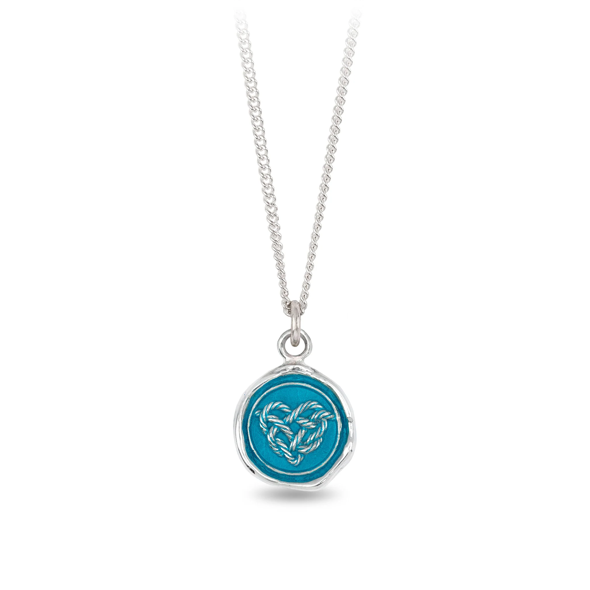 Love Knot Talisman - Capri Blue