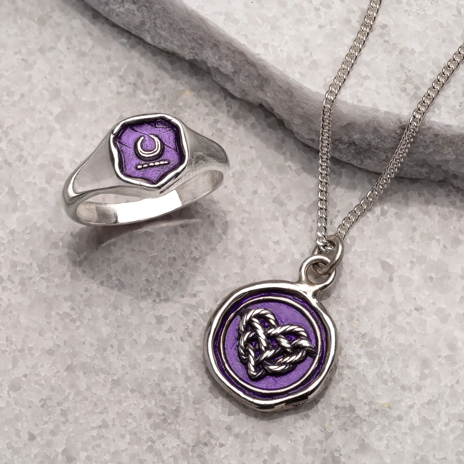 Love Knot Talisman - Mystic Violet - Image 4