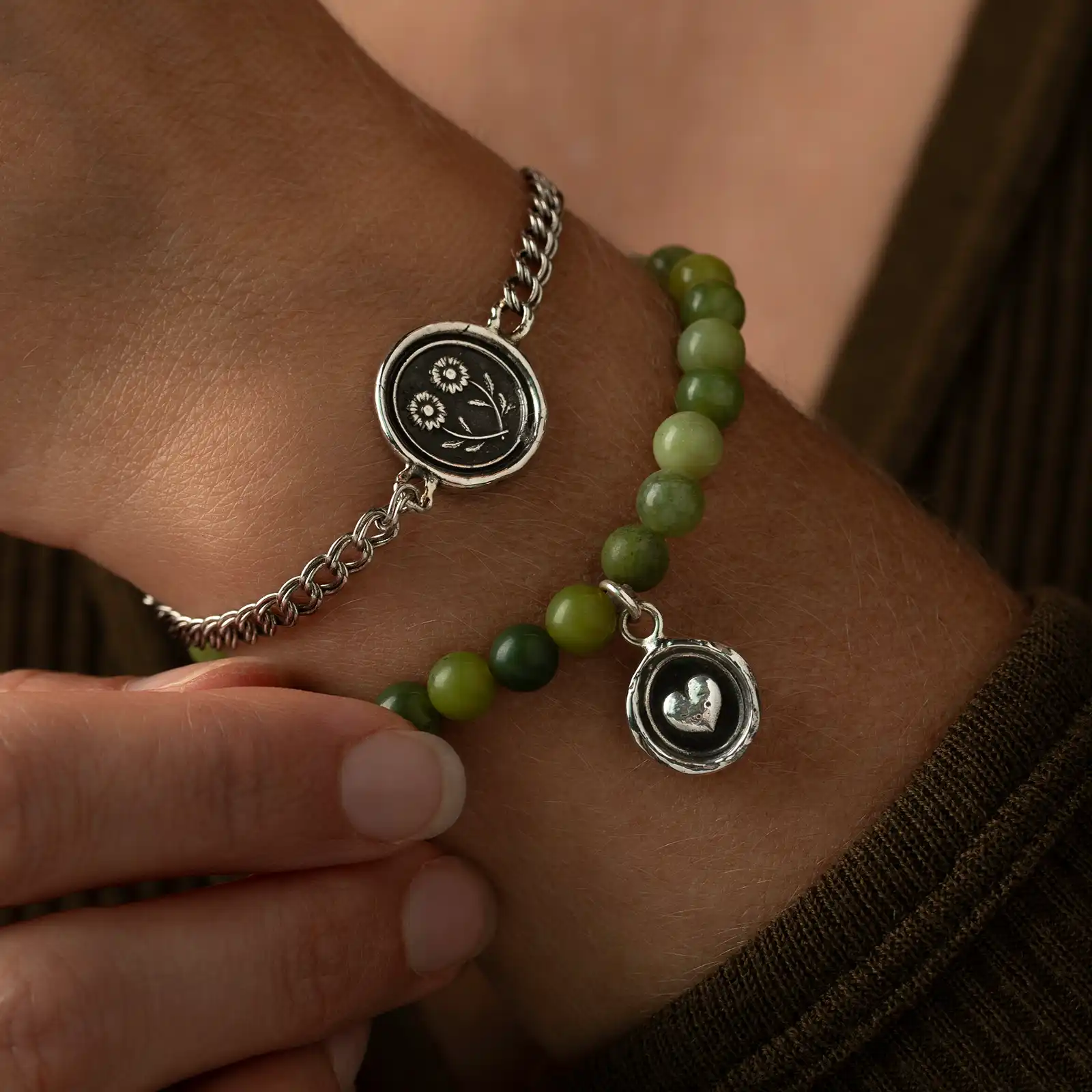 Loving Appreciation Talisman Stretch Stone Bracelet - Image 3