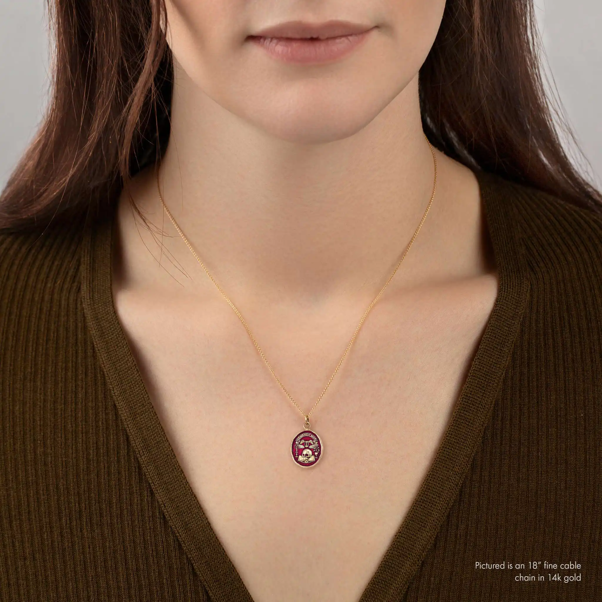 Memento Mori 14K Gold Talisman - True Colors - Image 6