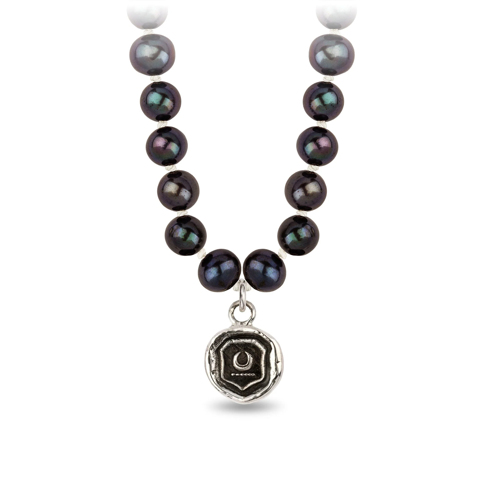 New Beginnings Freshwater Pearl Necklace - Peacock Black