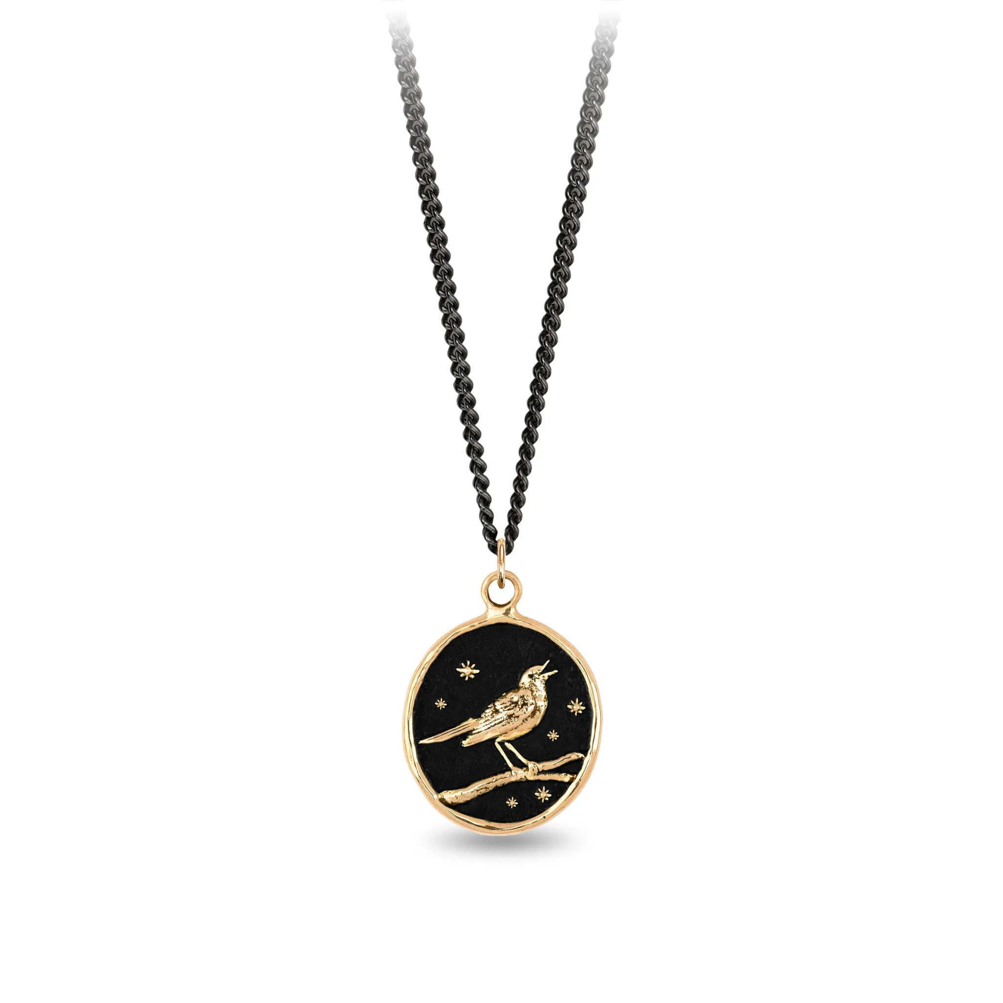 Nightingale 14K Gold Talisman - Image 3