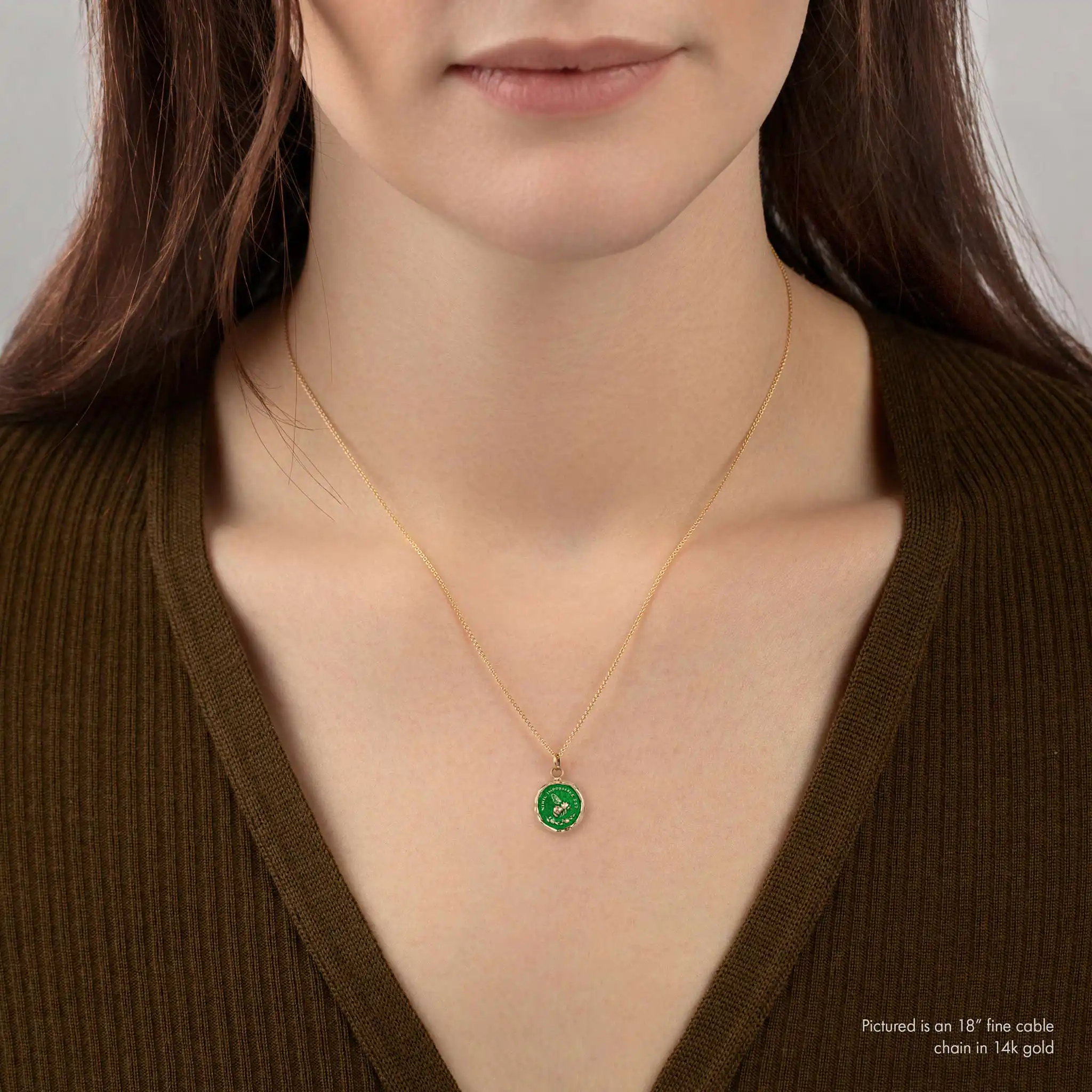 Nothing is Impossible 14K Gold Talisman - True Colors - Image 7
