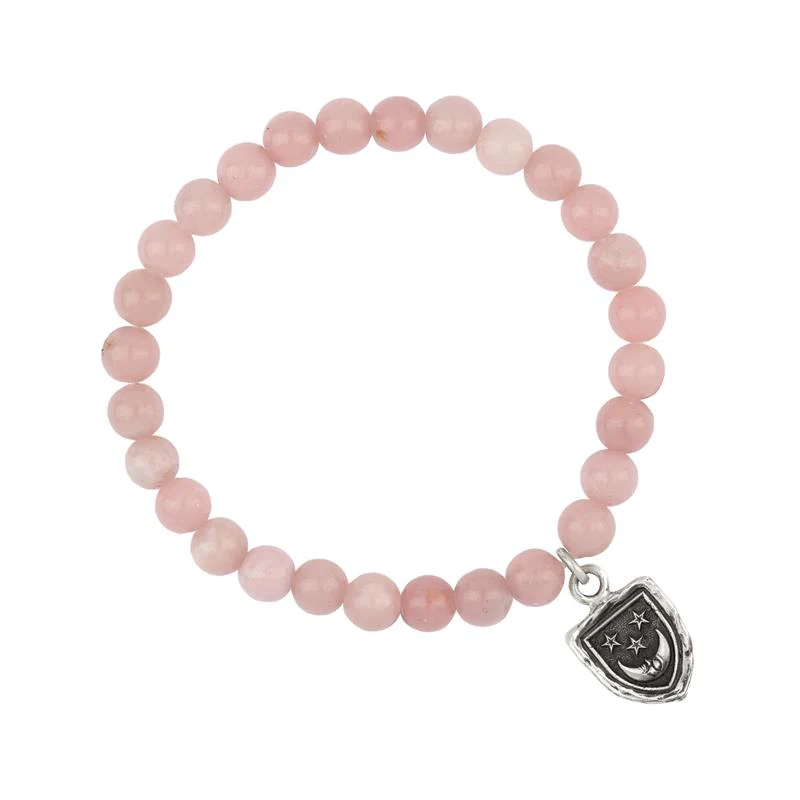 Reflective Appreciation Talisman Stretch Stone Bracelet - Image 6