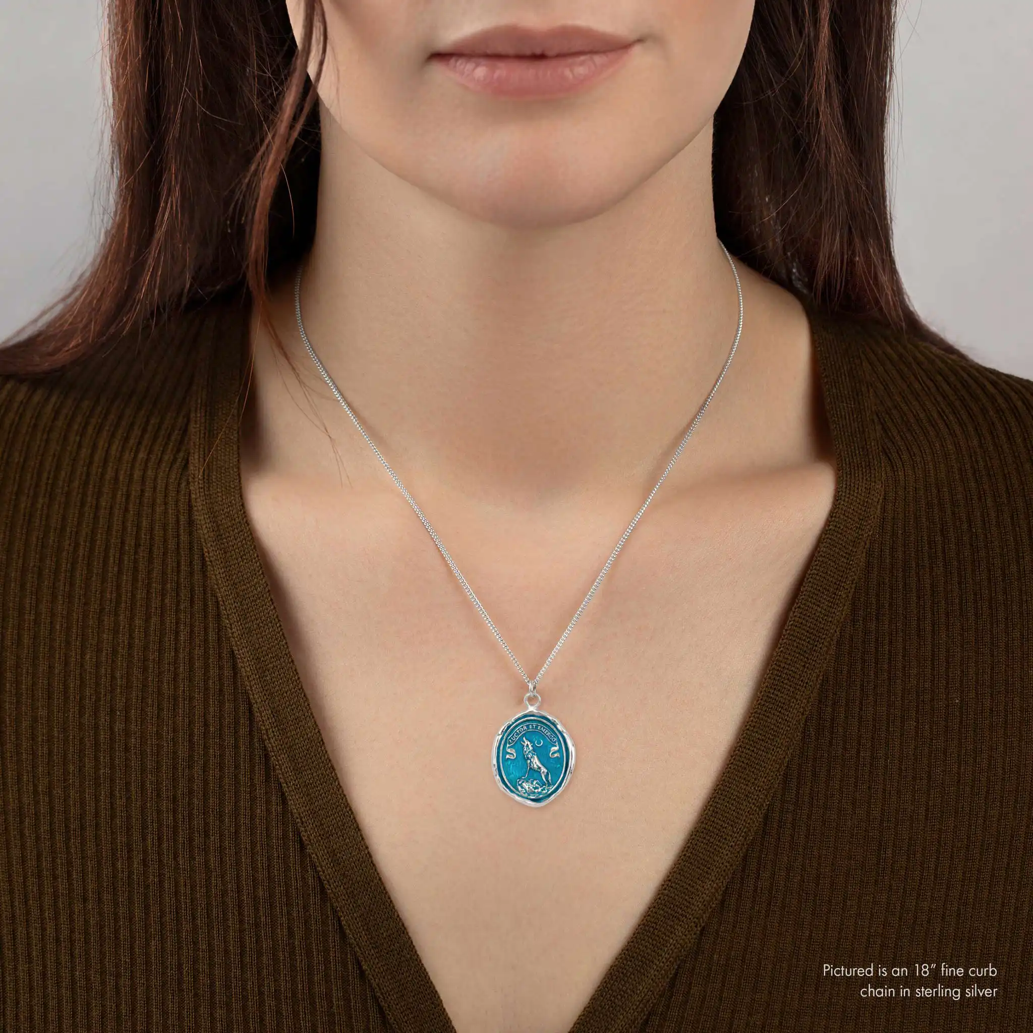 Struggle and Emerge Talisman - Capri Blue - Image 4