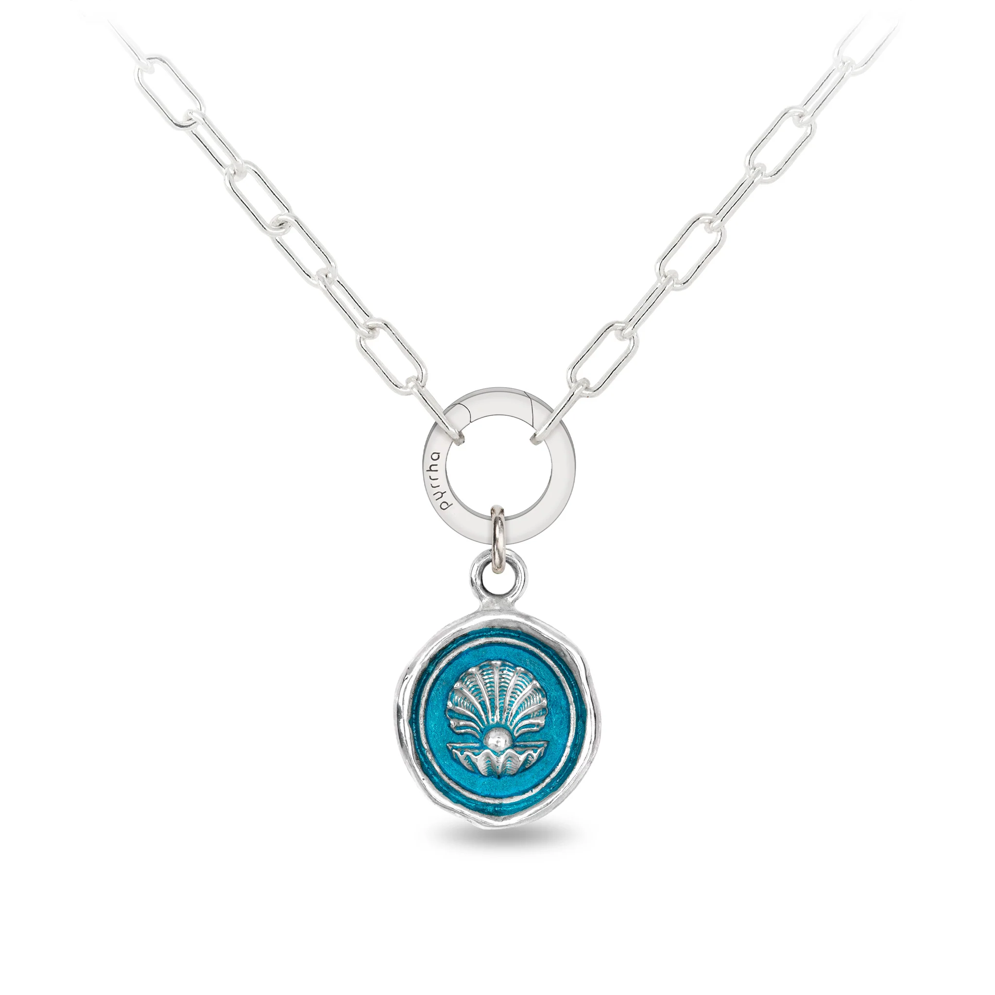 The World is Your Oyster Talisman - Capri Blue - Image 6