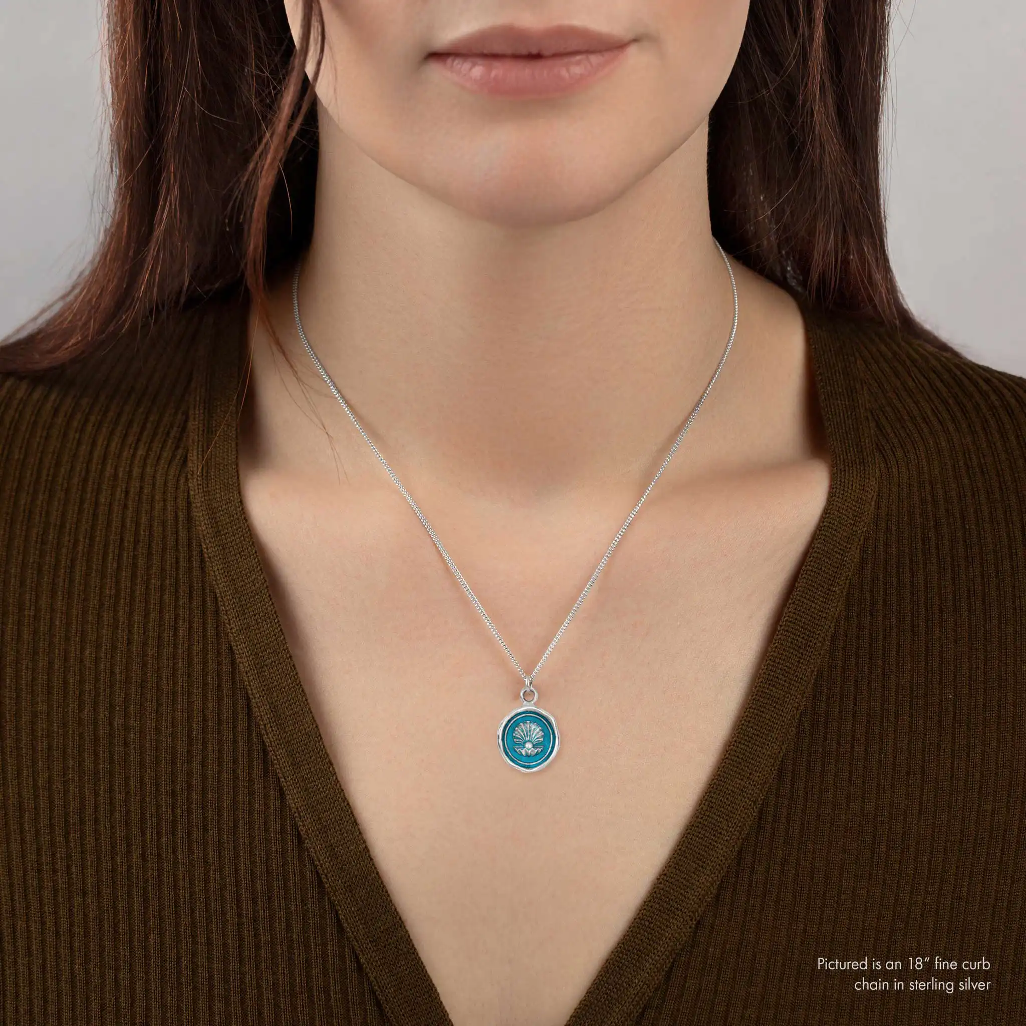 The World is Your Oyster Talisman - Capri Blue - Image 7