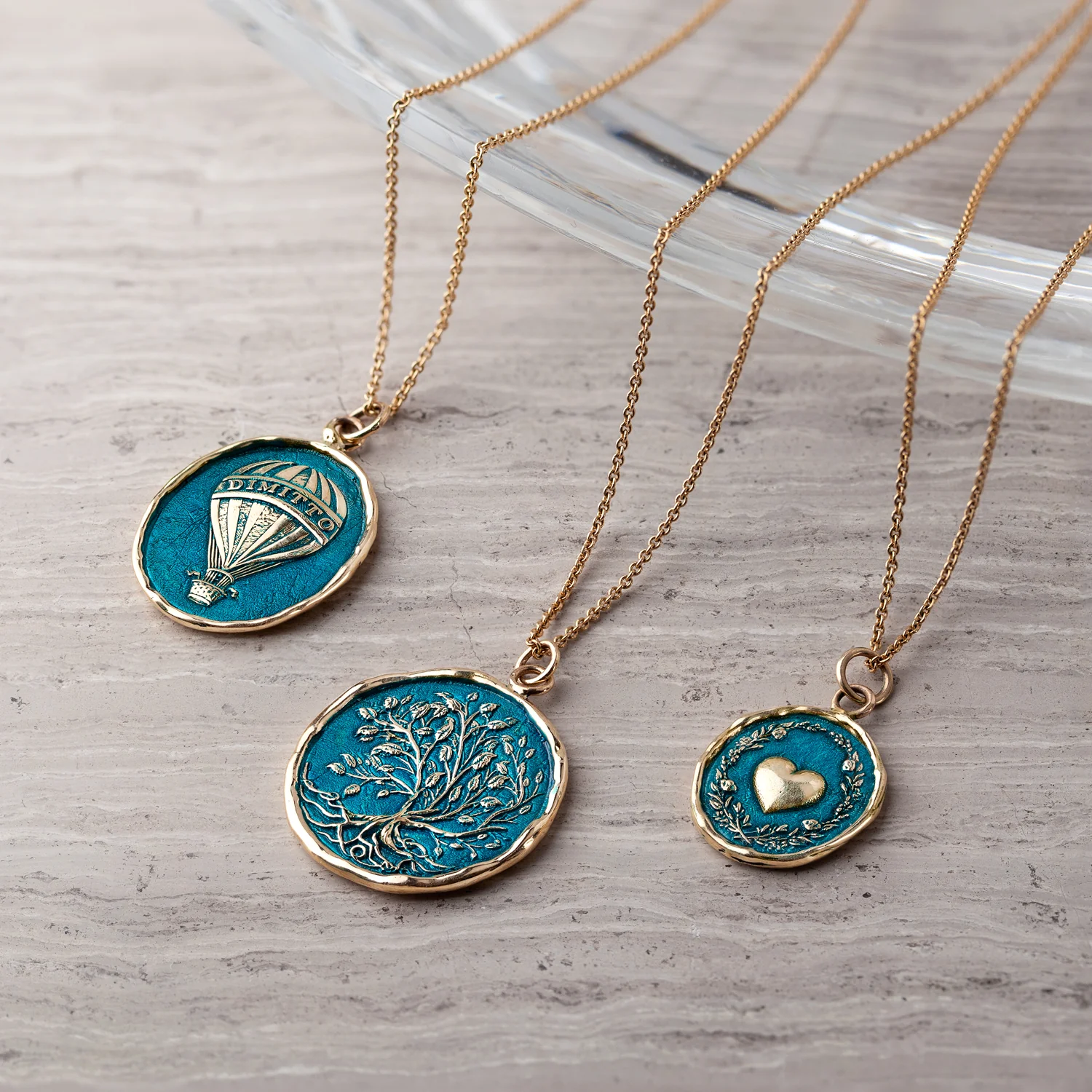 Tree of Life 14K Gold Talisman - True Colors - Image 3