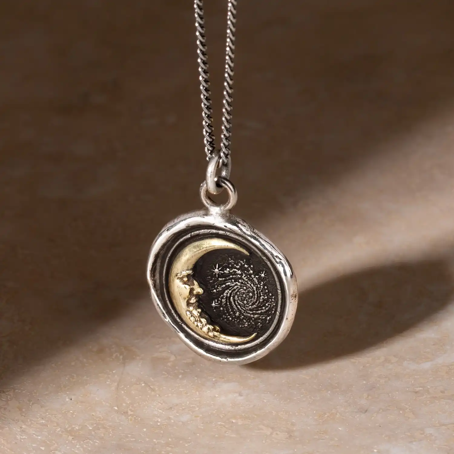 Trust the Universe 14K Gold on Silver Talisman - Image 3