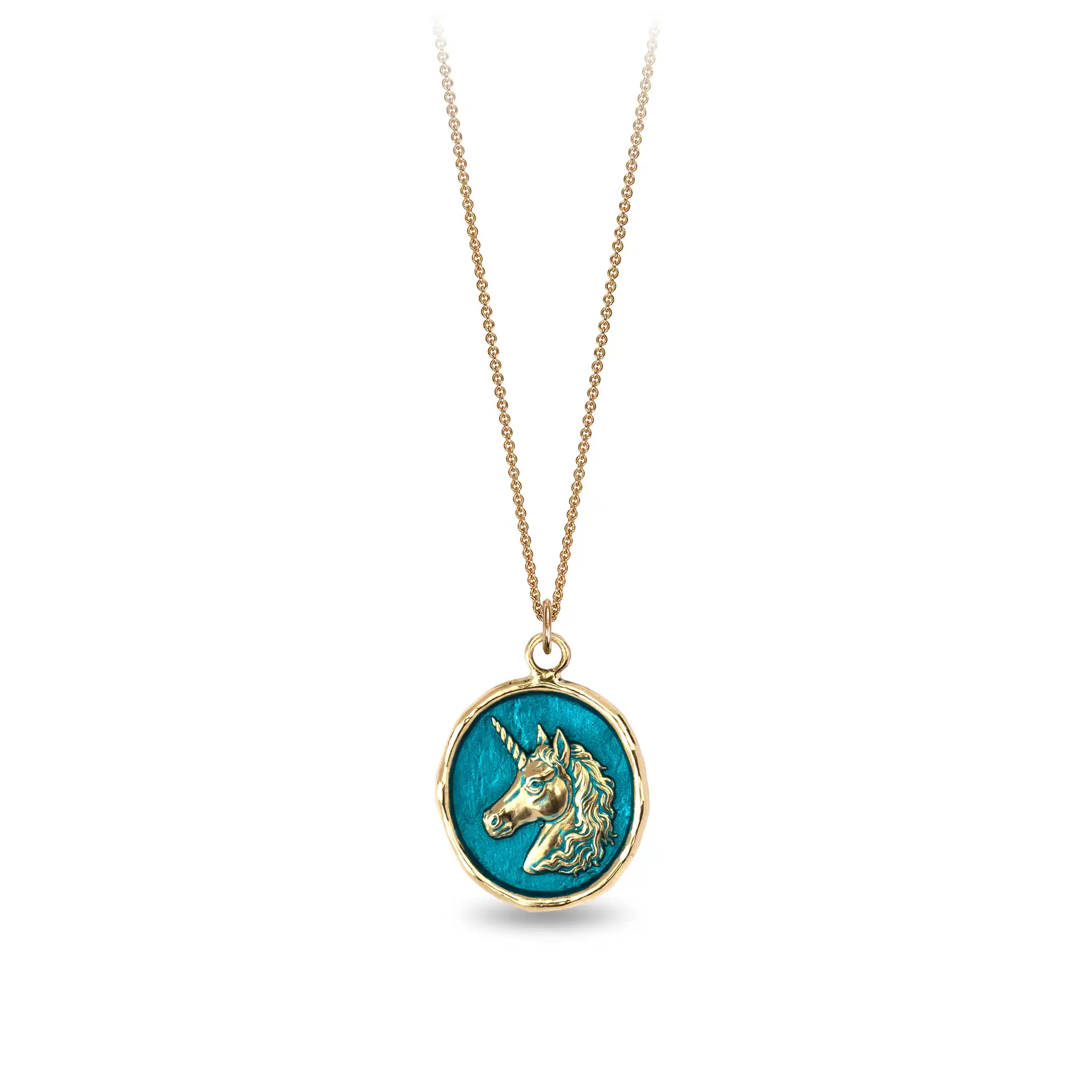 Unicorn 14K Gold Talisman - True Colors - Image 3