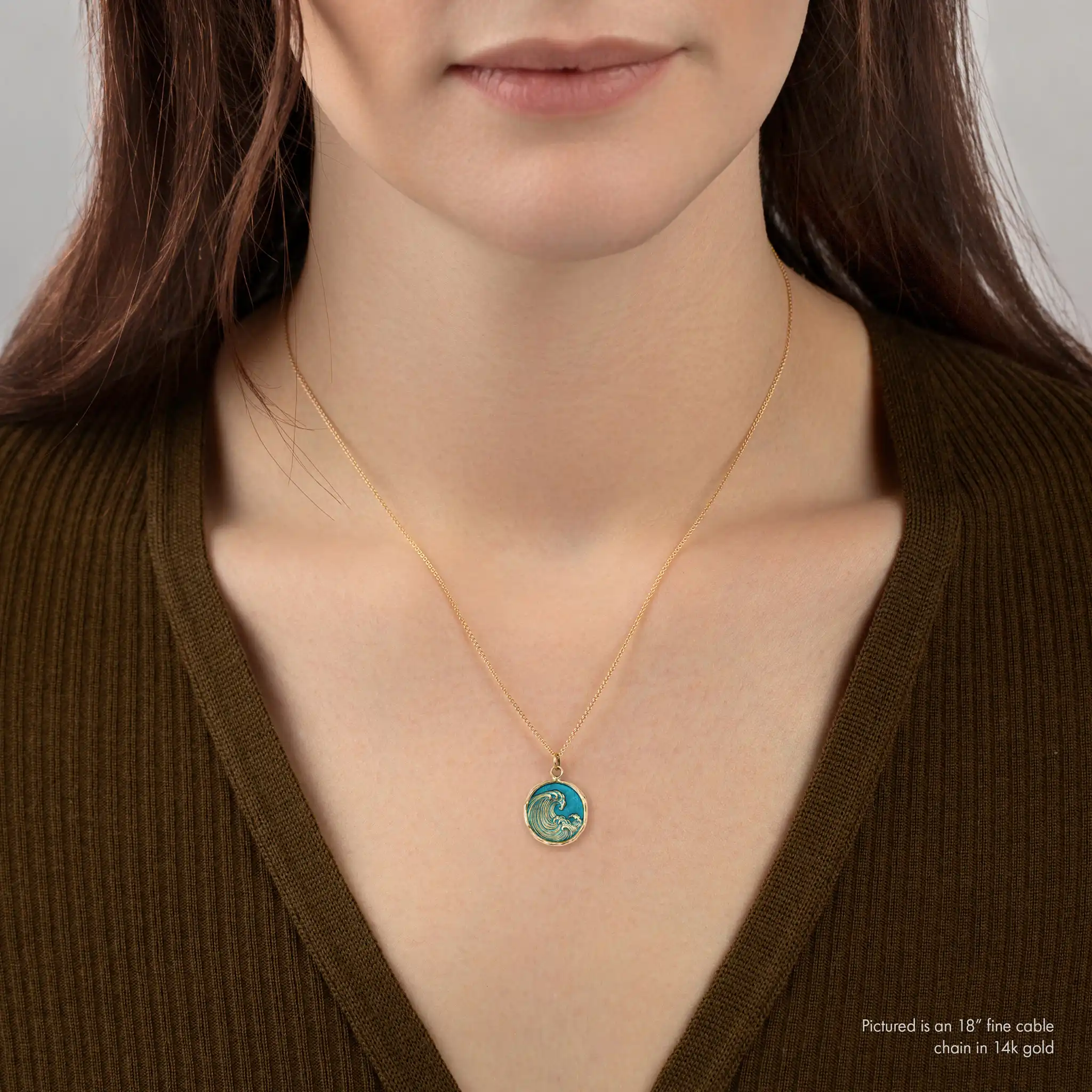 Wave 14K Gold Talisman - True Colors - Image 5